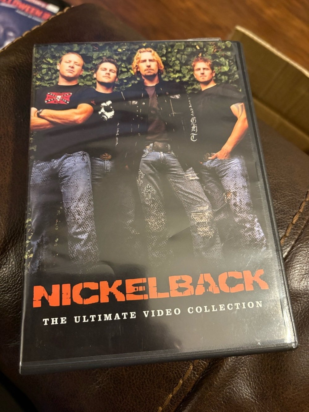 Nickelback The Ultimate Video Collection DVD - Black & Orange Cover